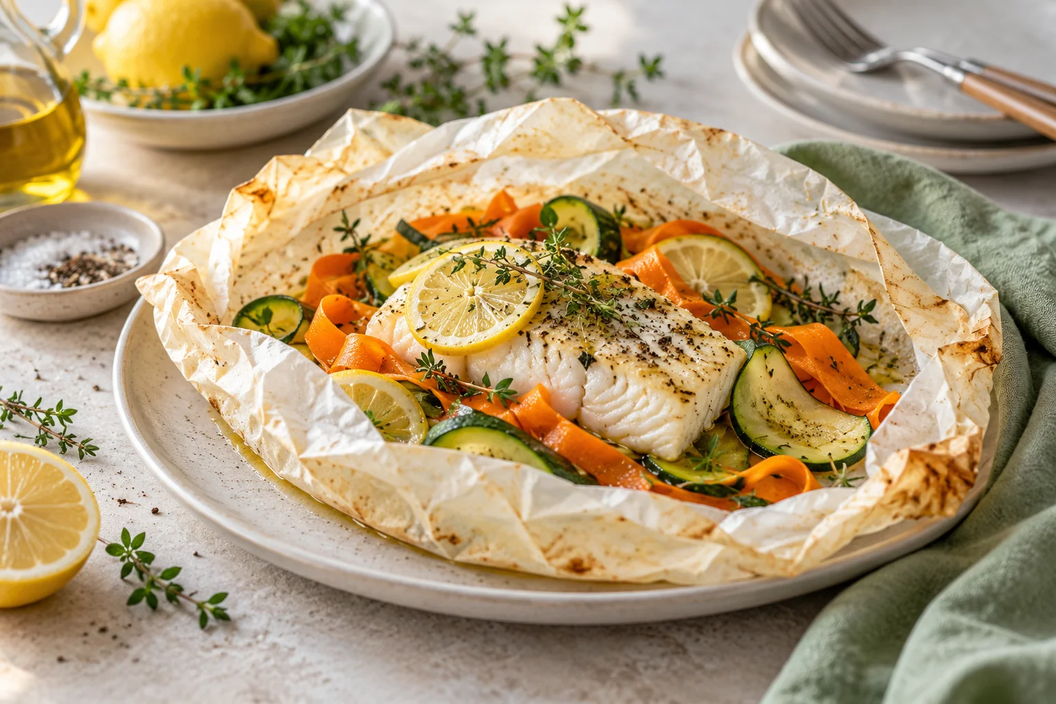 Papillotes de poisson — illustration du sujet de l’article