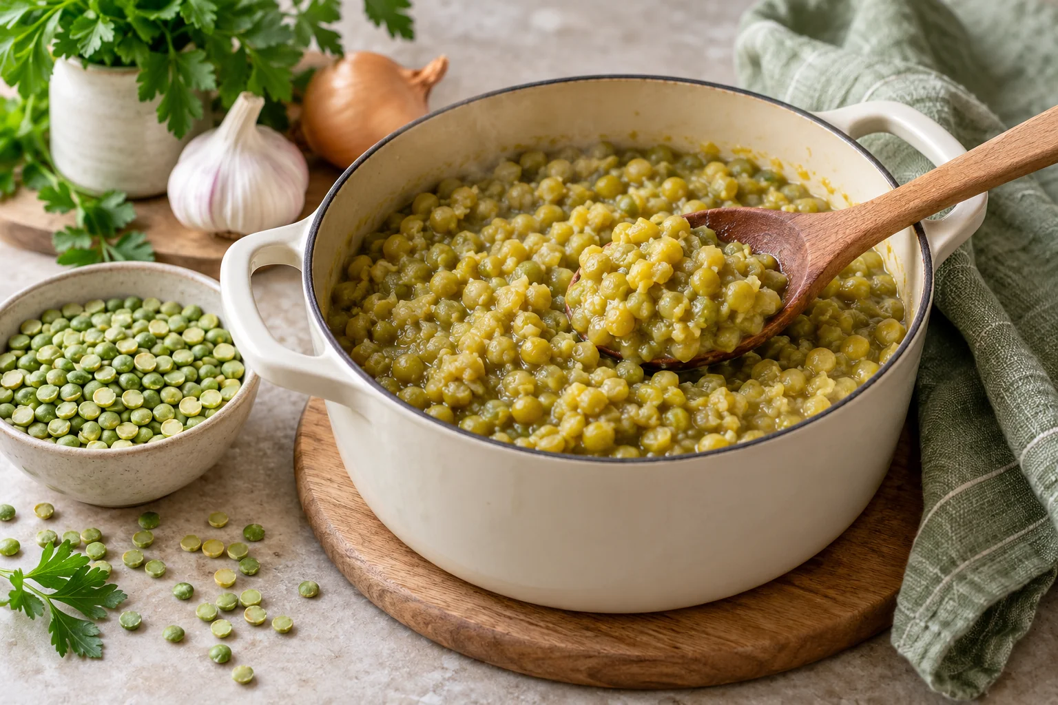 Cuire les pois cassés — illustration du sujet de l’article