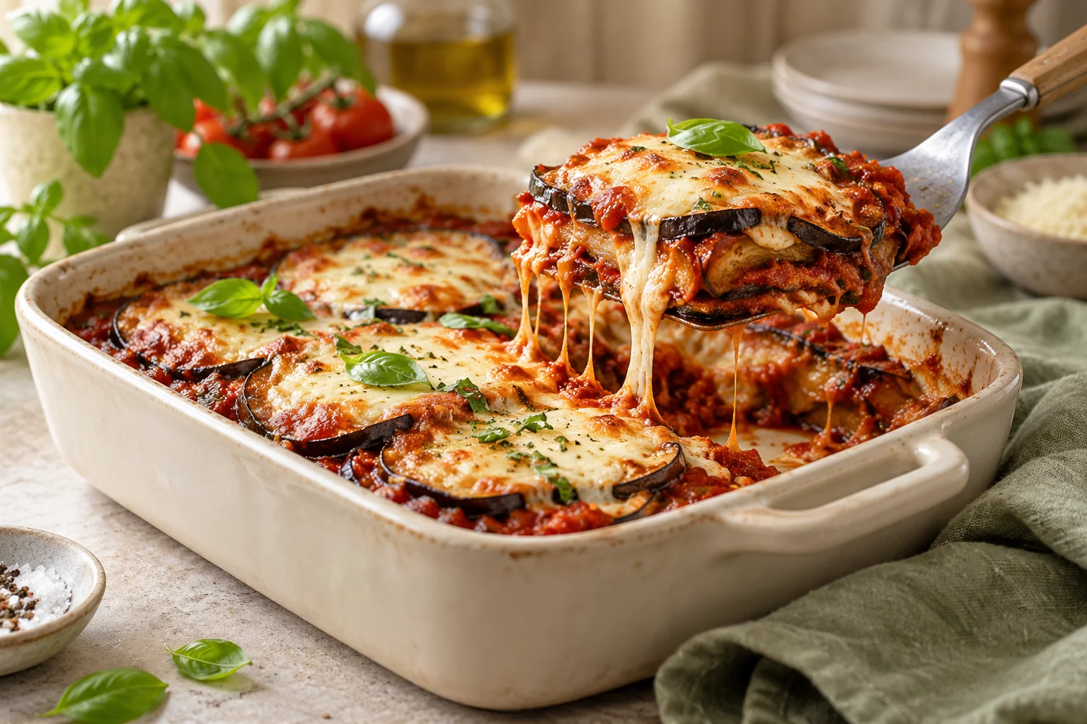 Gratin d’aubergines — illustration du sujet de l’article