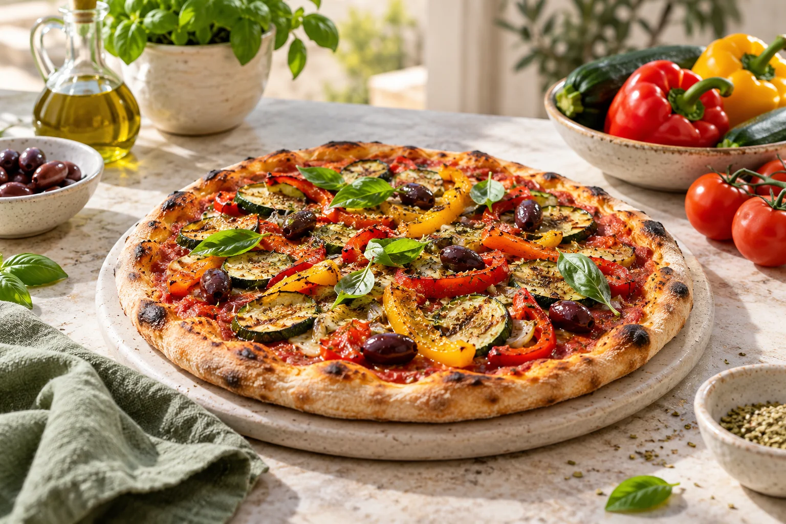Pizza du soleil — illustration du sujet de l’article