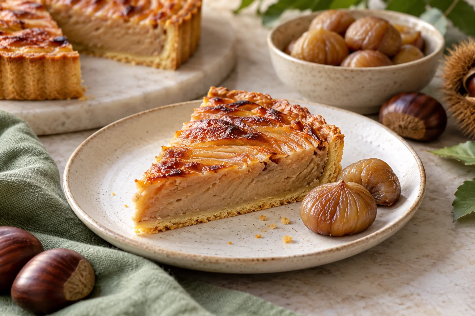 Tarte châtaigne — illustration du sujet de l’article