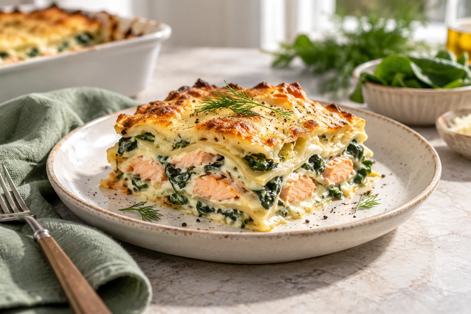 Lasagnes saumon — illustration du sujet de l’article