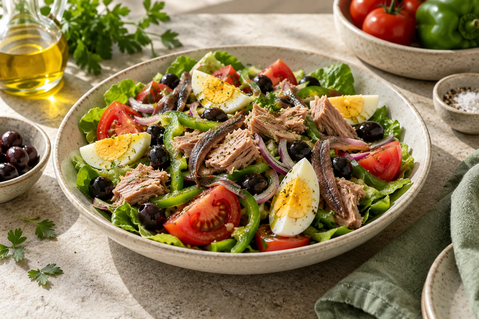 Salade niçoise — illustration du sujet de l’article