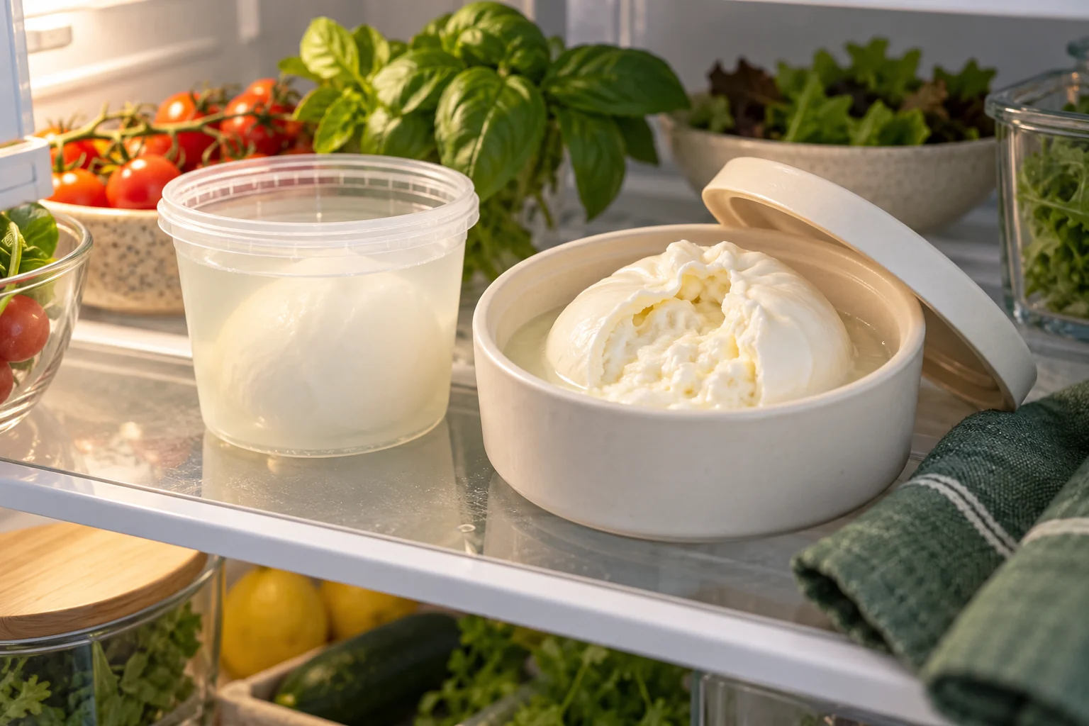 Burrata entamée : les bons réflexes : illustration du sujet