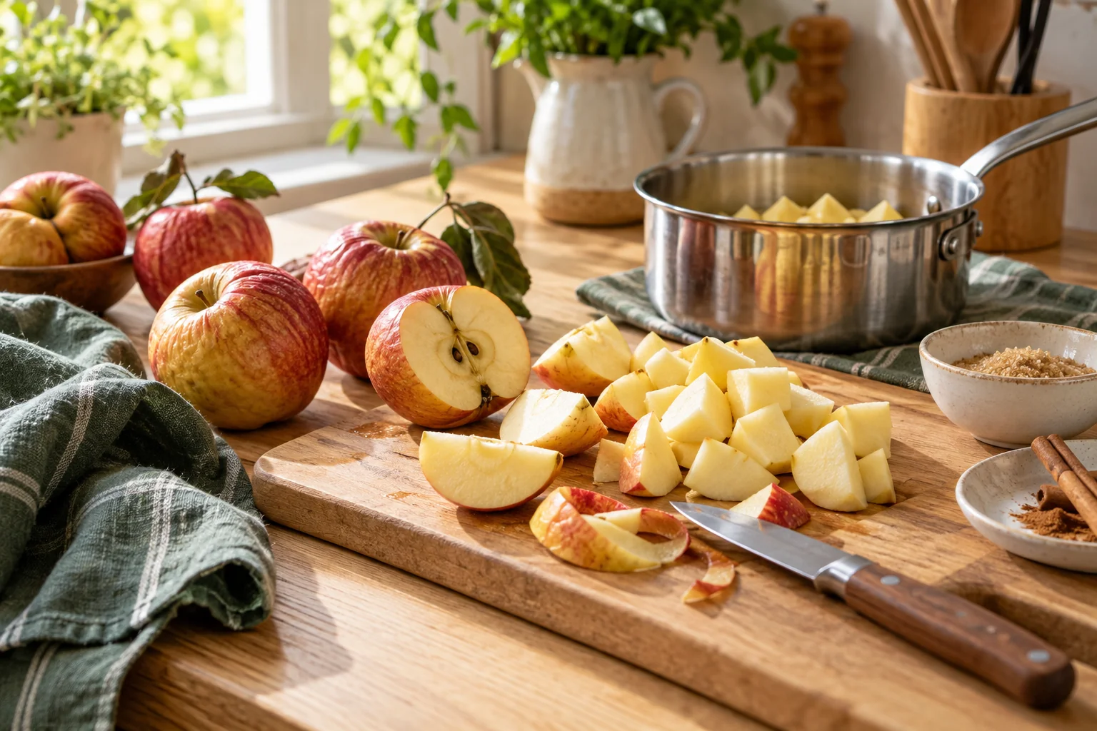 Utiliser des pommes un peu flétries : illustration du sujet