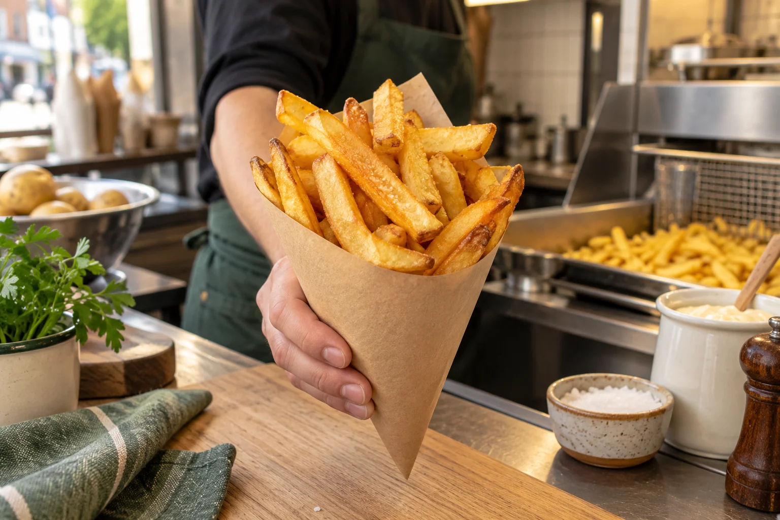 Frites : distinguer histoire et légende : illustration du sujet