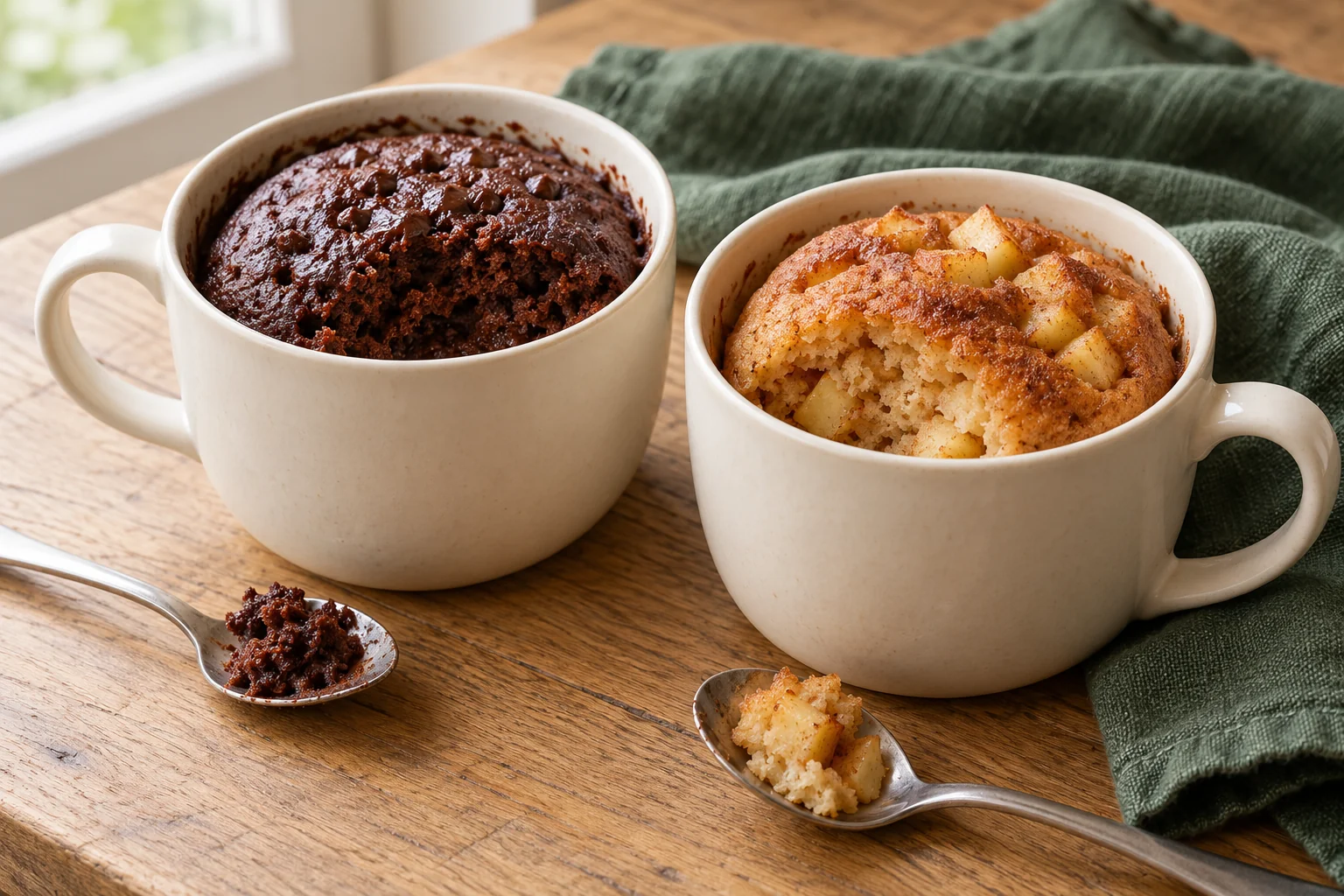 Dix parfums pour des mug cakes : illustration du sujet