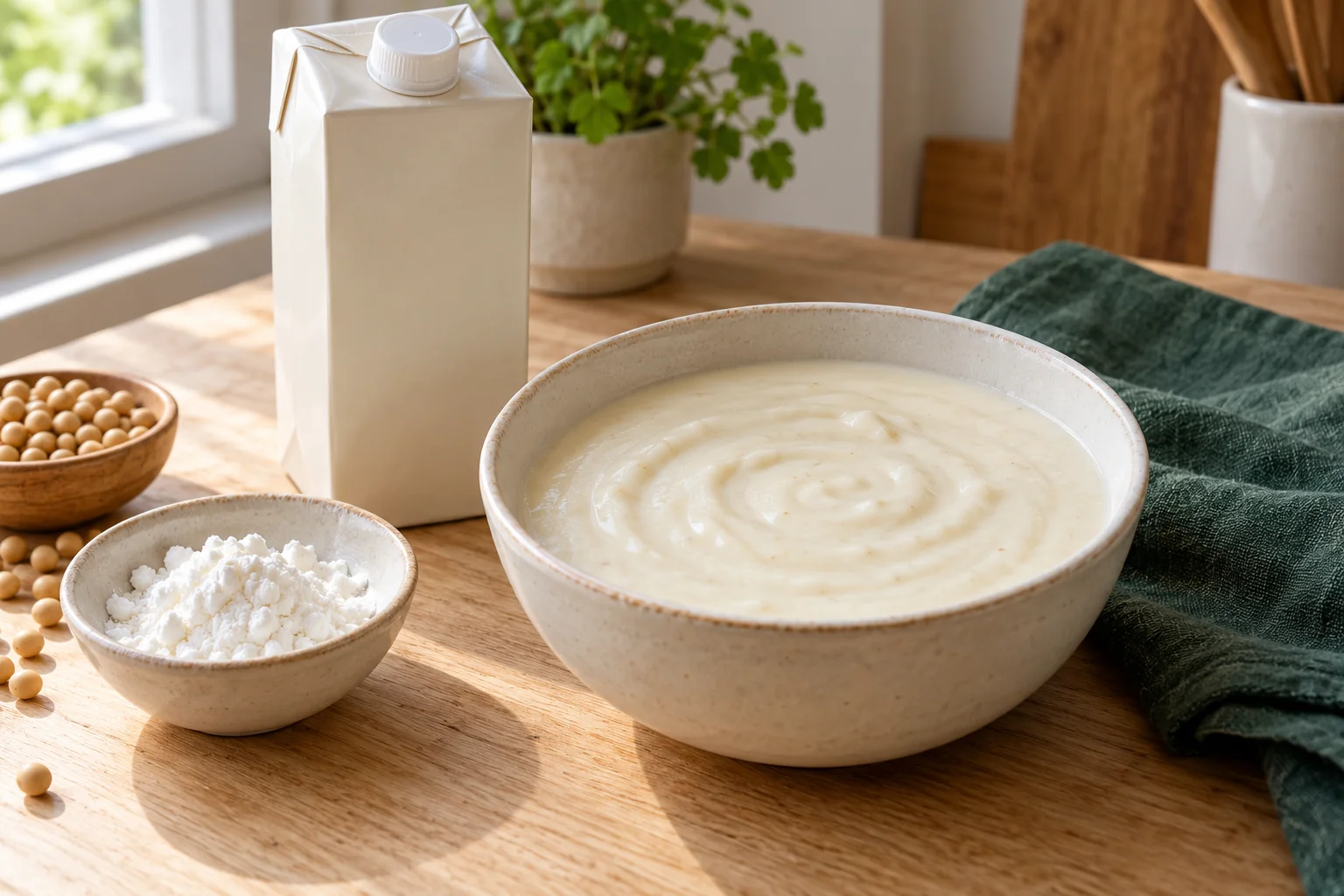 Sauce blanche sans gluten et sans lactose : plat terminé