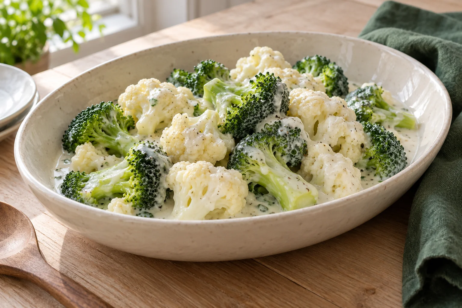 Béchamel légère au lait écrémé : plat terminé