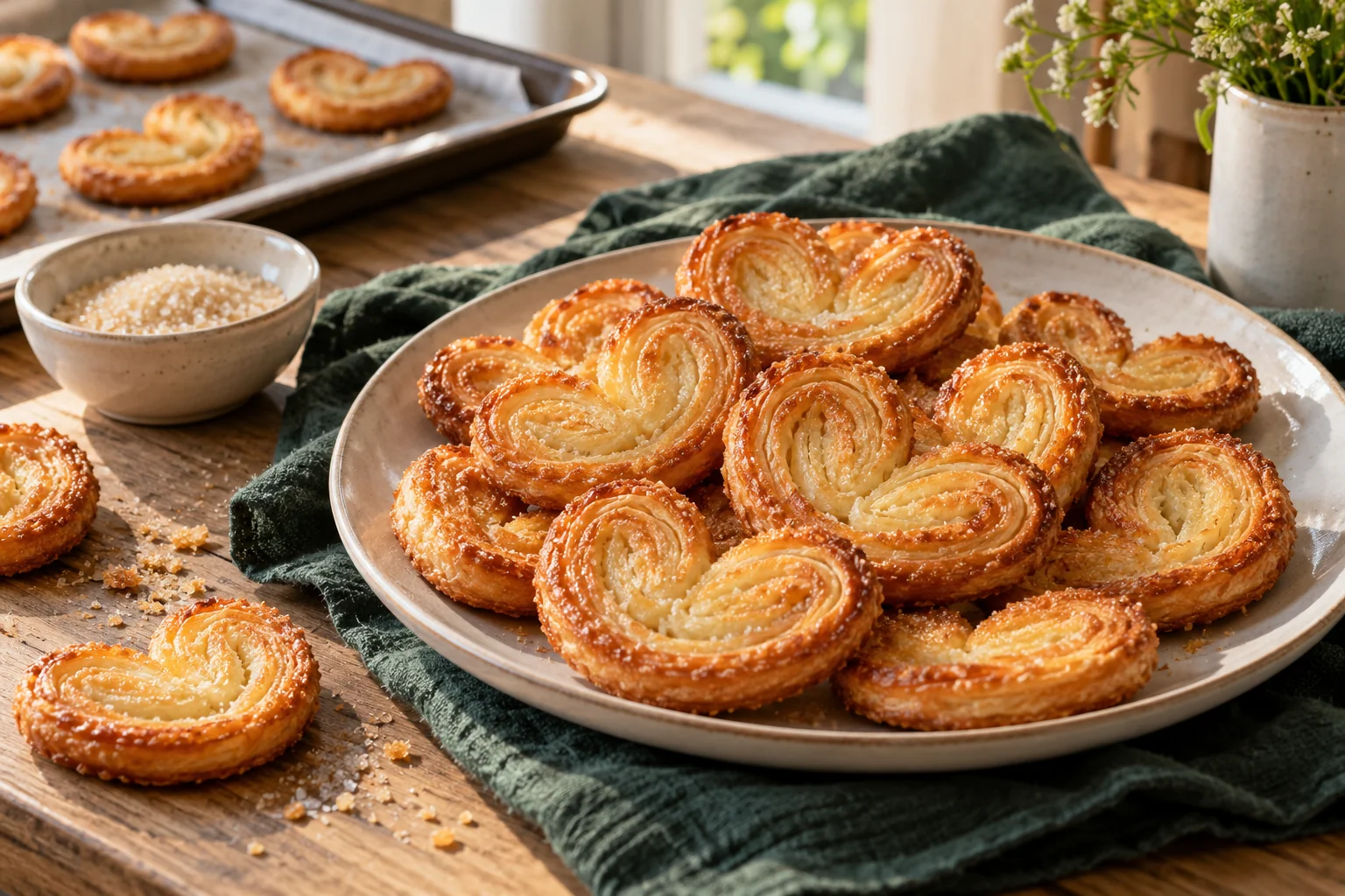 Petits palmiers : présentation du plat