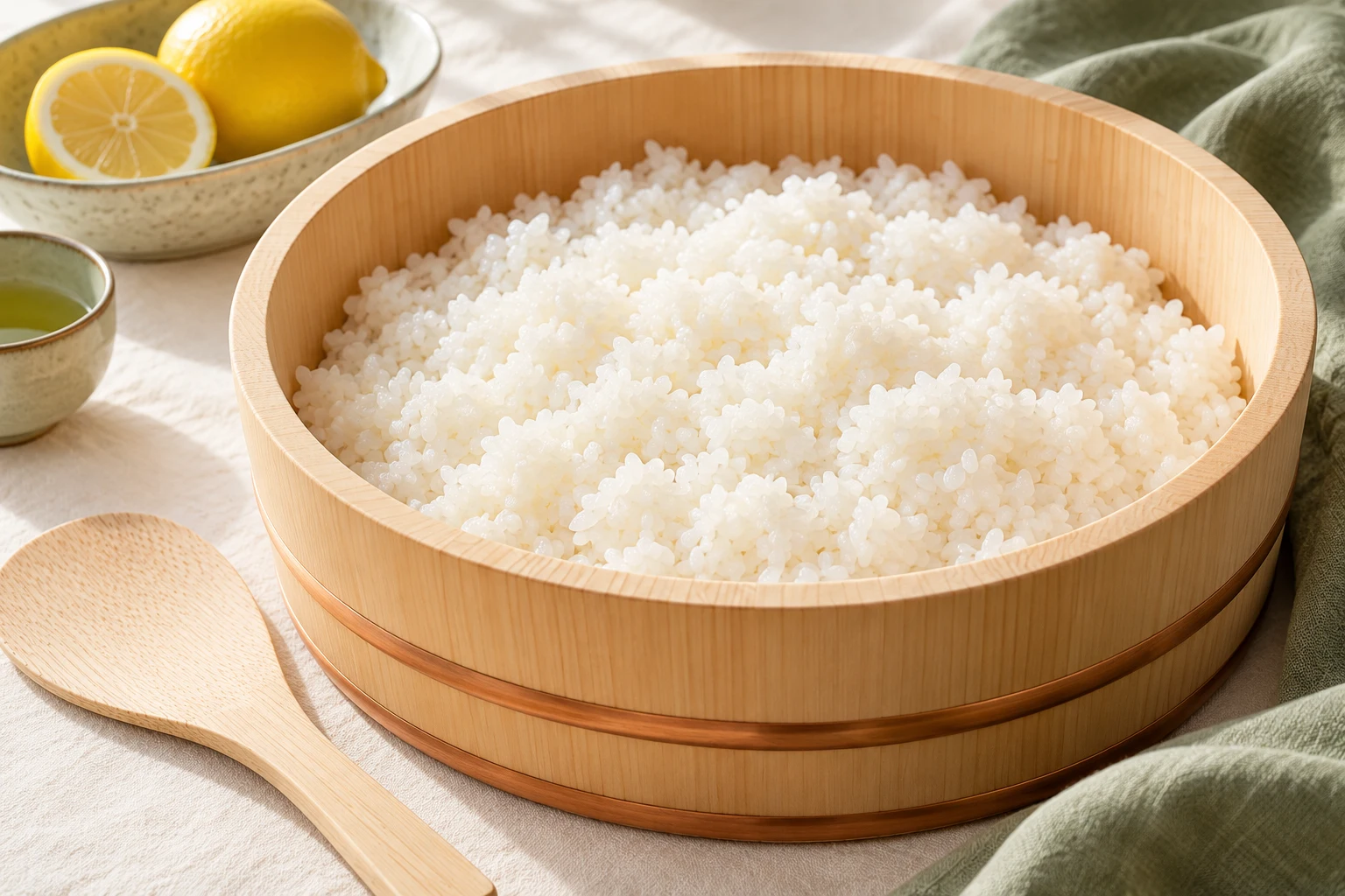 Riz japonais pour sushis : plat terminé