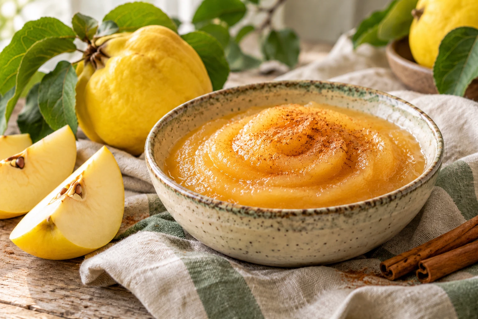 Compote de coings maison : plat terminé