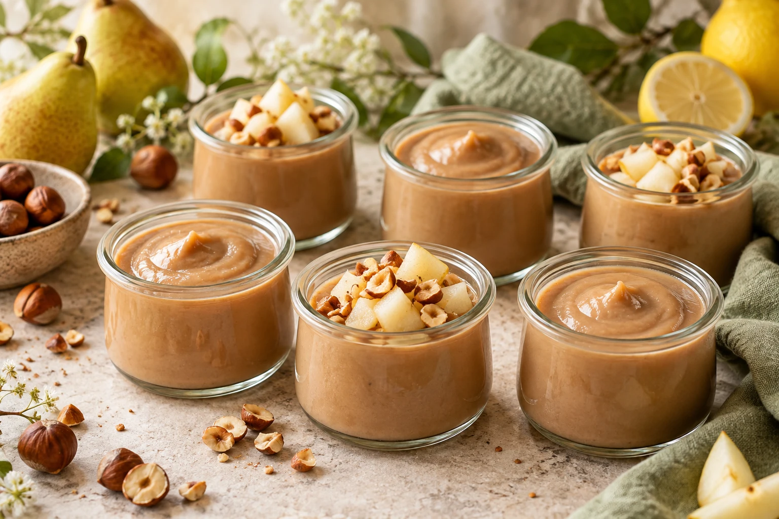 Crème dessert aux marrons : plat terminé