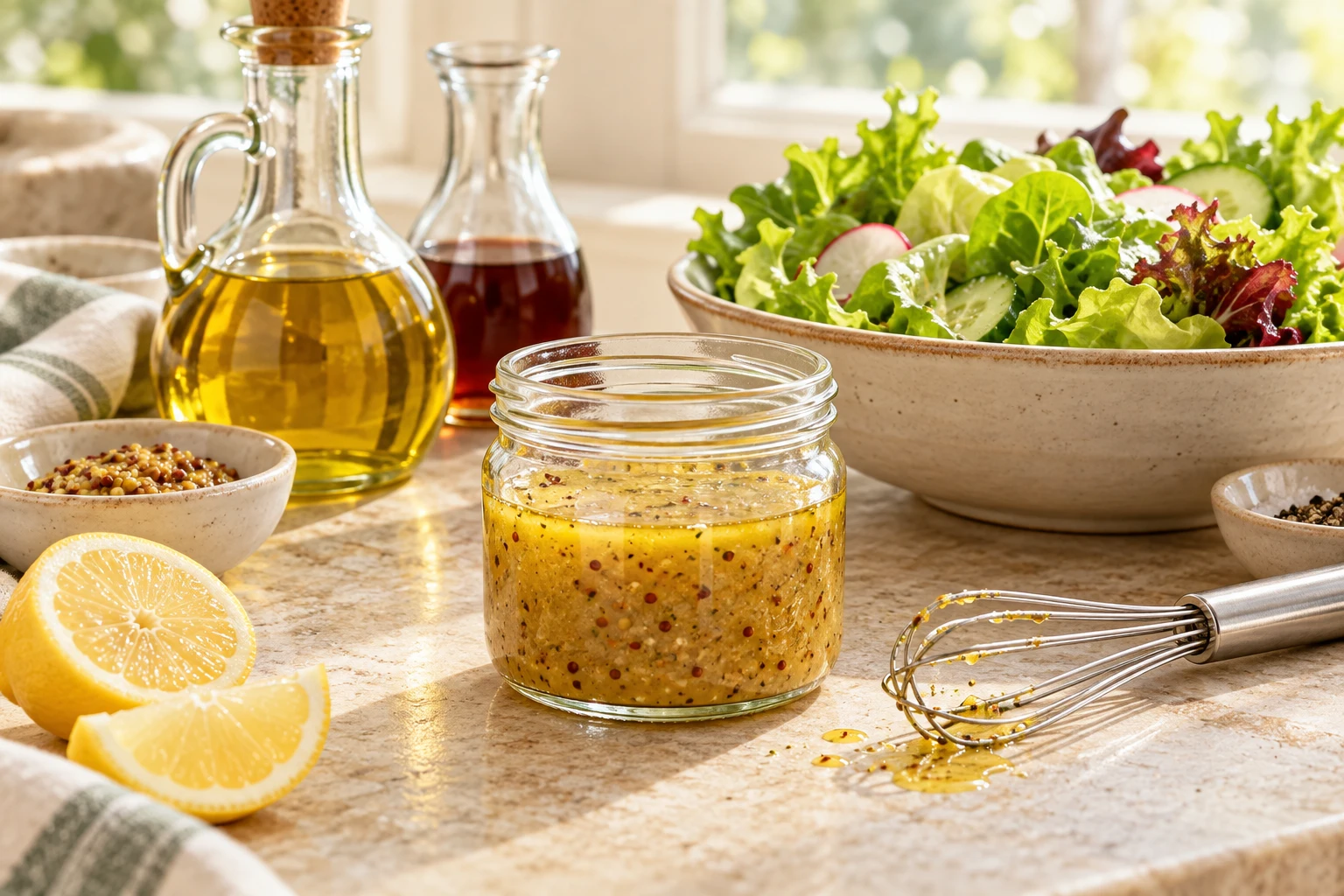 Conserver une vinaigrette : illustration du sujet