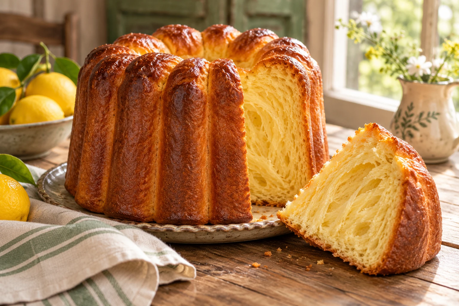 Gâteau mollet ardennais : plat terminé