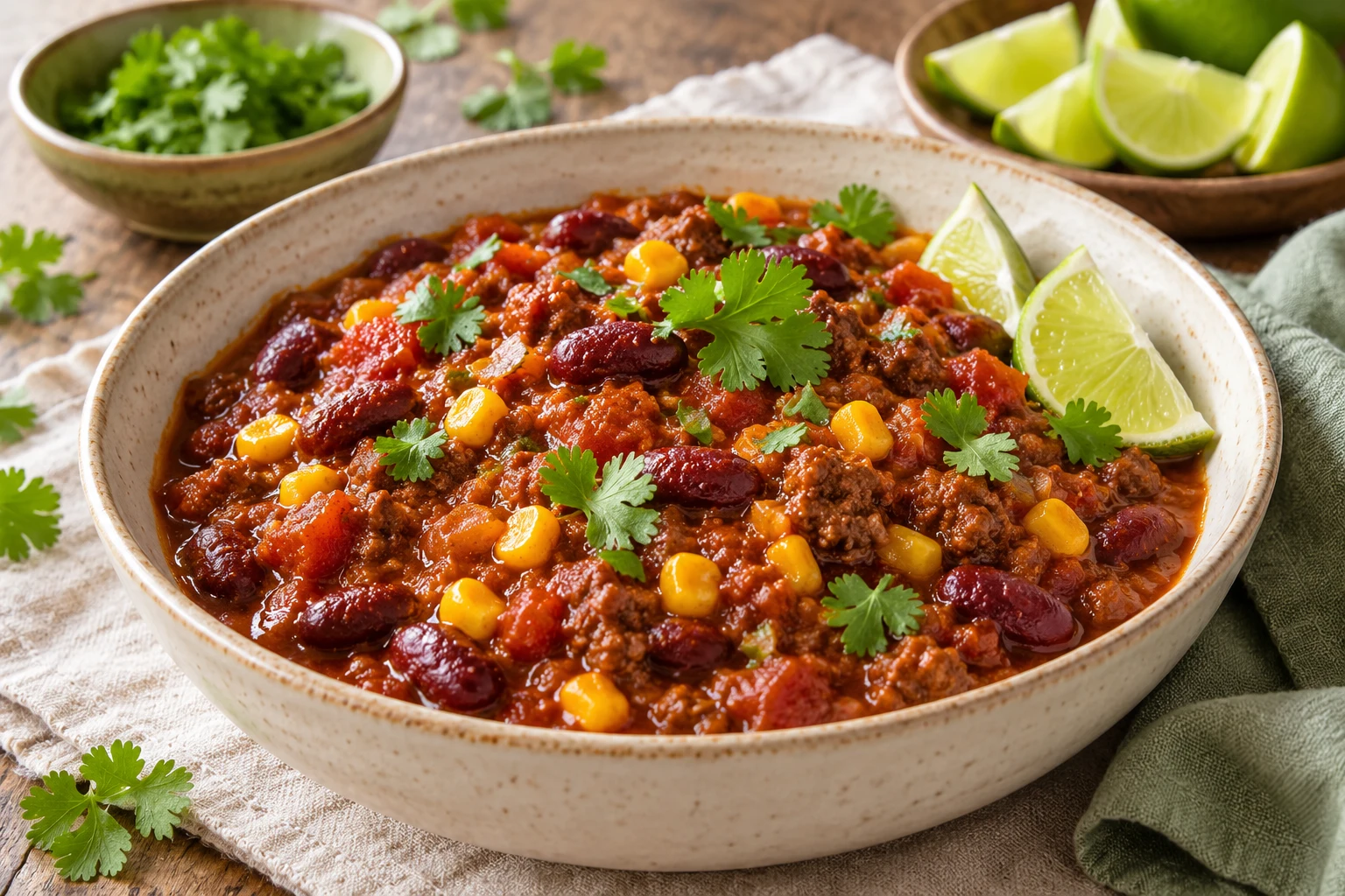 Chili con carne au Companion : plat terminé