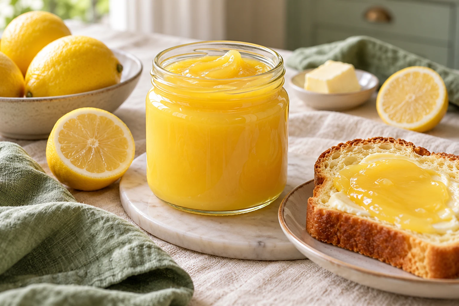 Lemon curd maison : plat terminé