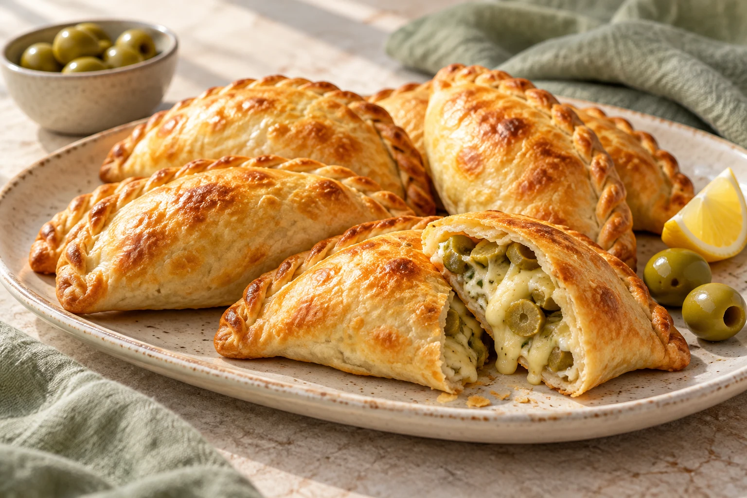 Pâte à empanadas maison : plat terminé