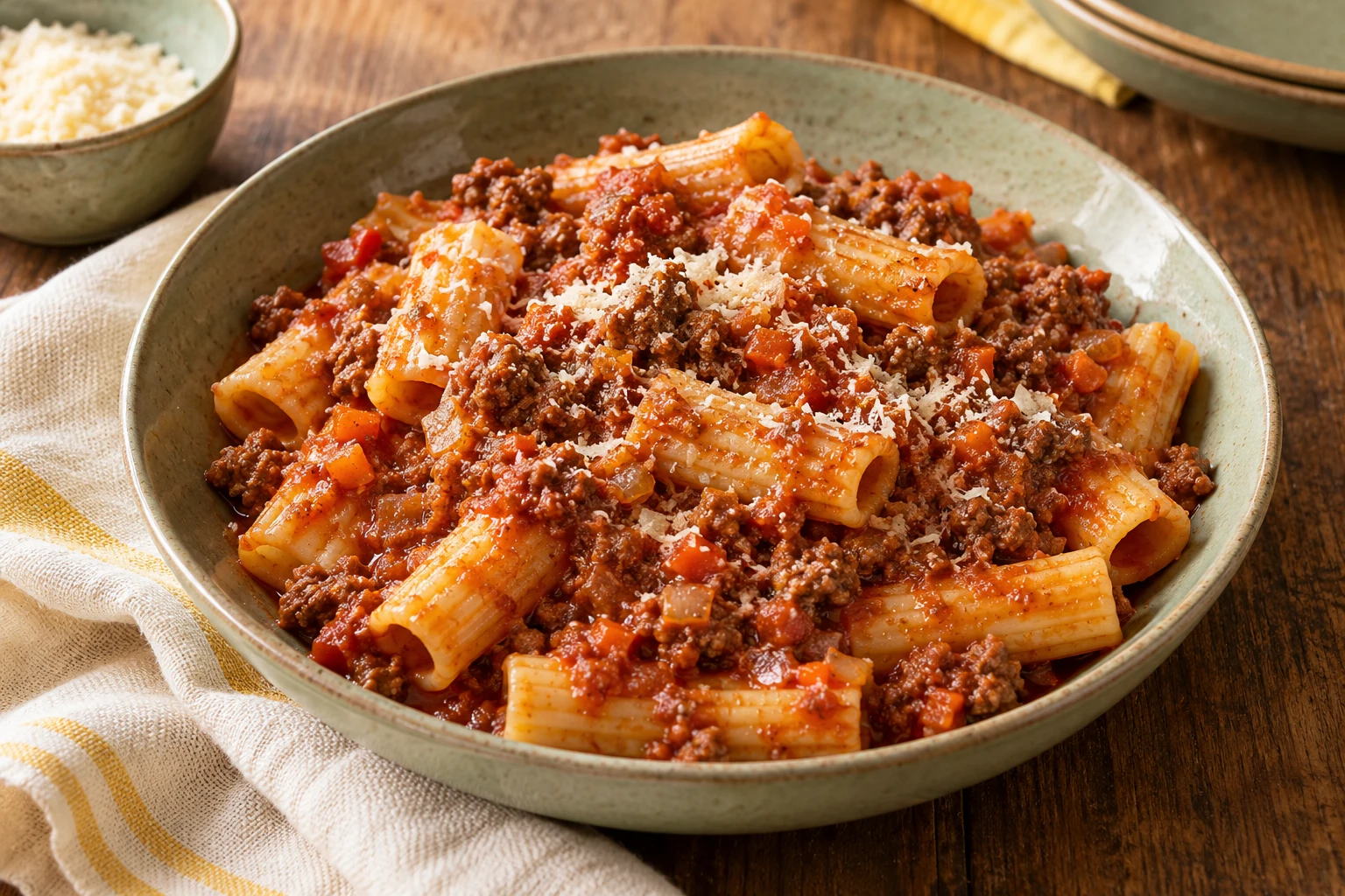Sauce bolognaise rapide : plat terminé
