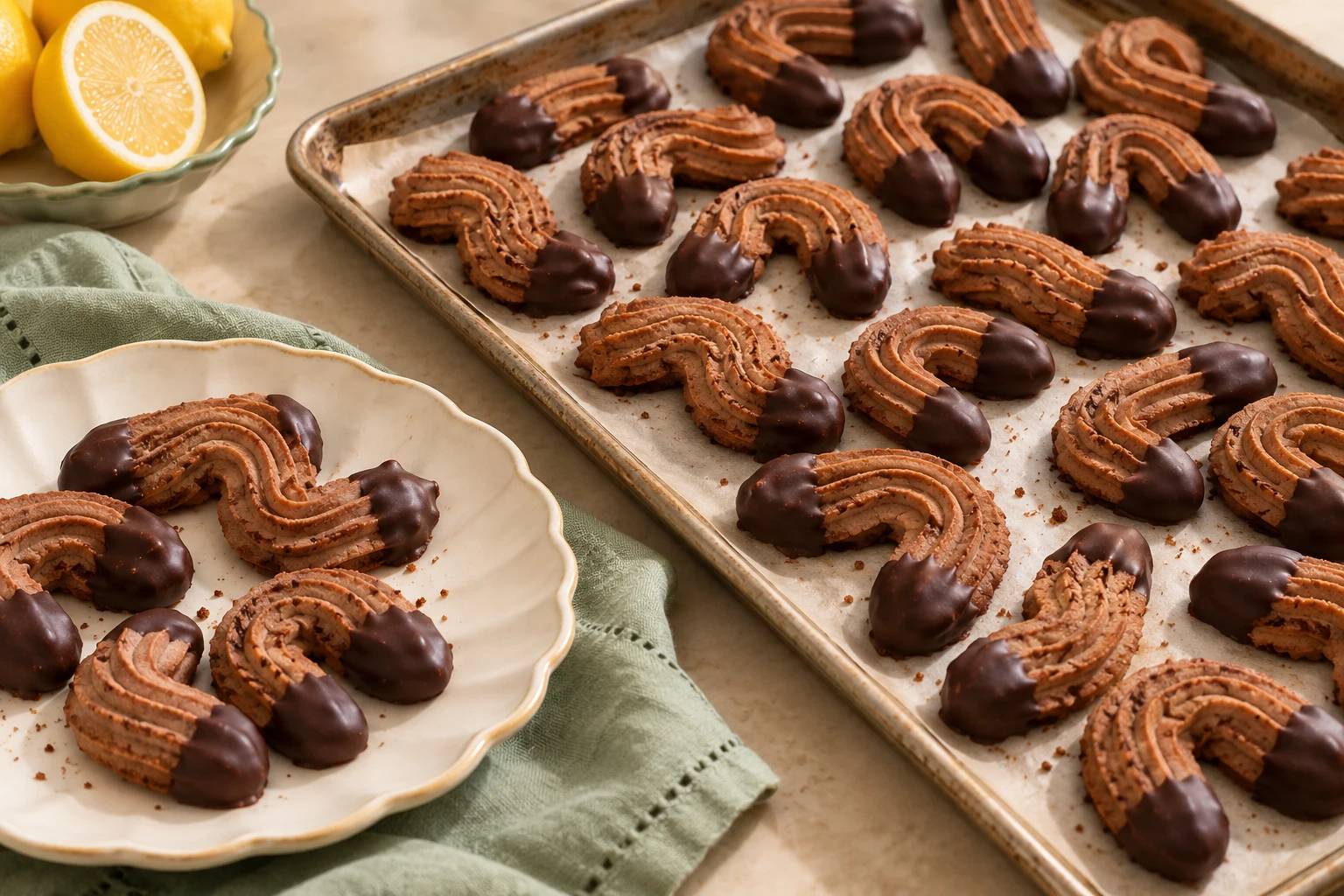 Viennois chocolat-café : plat terminé