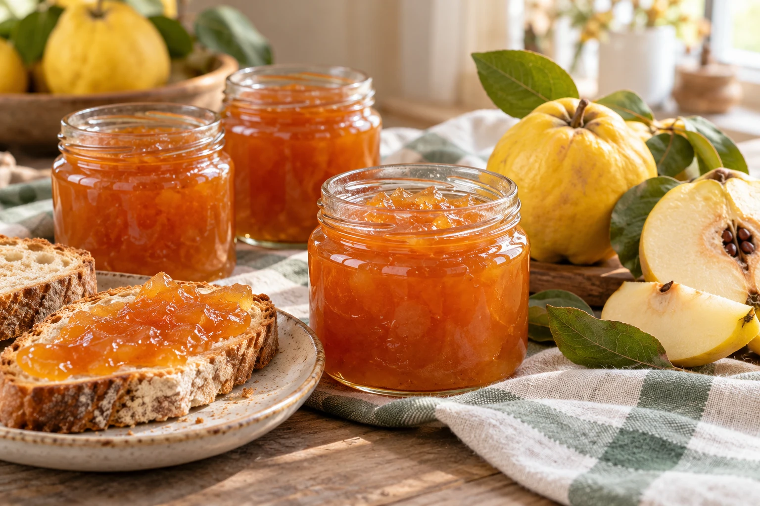 Confiture de coings maison : plat terminé