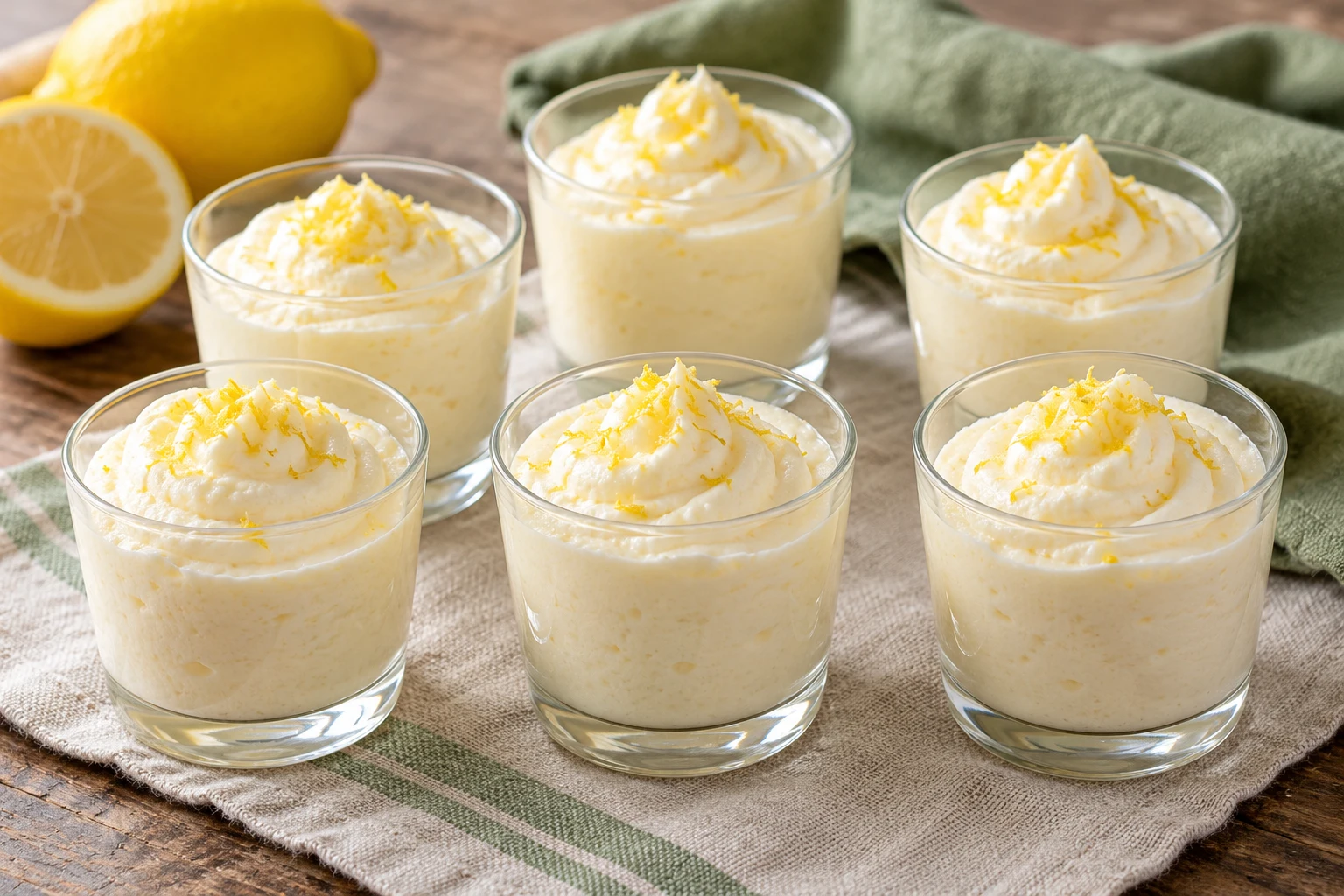 Mousse de fromage blanc : plat terminé