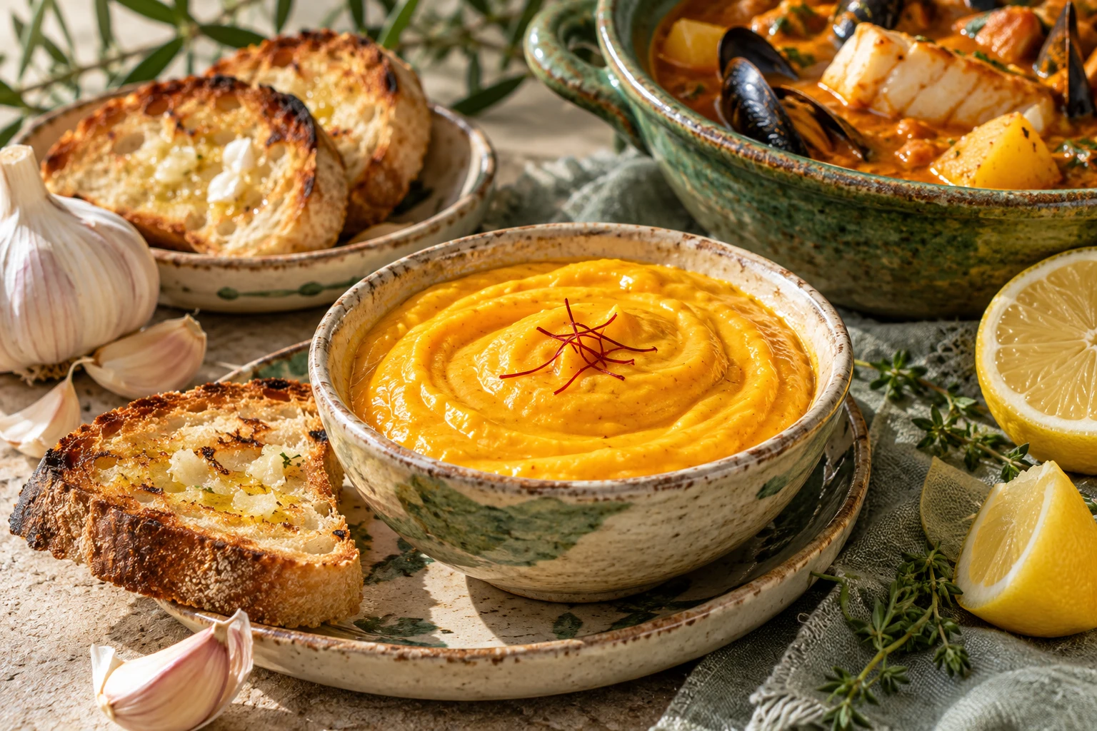 Rouille provençale maison : plat terminé