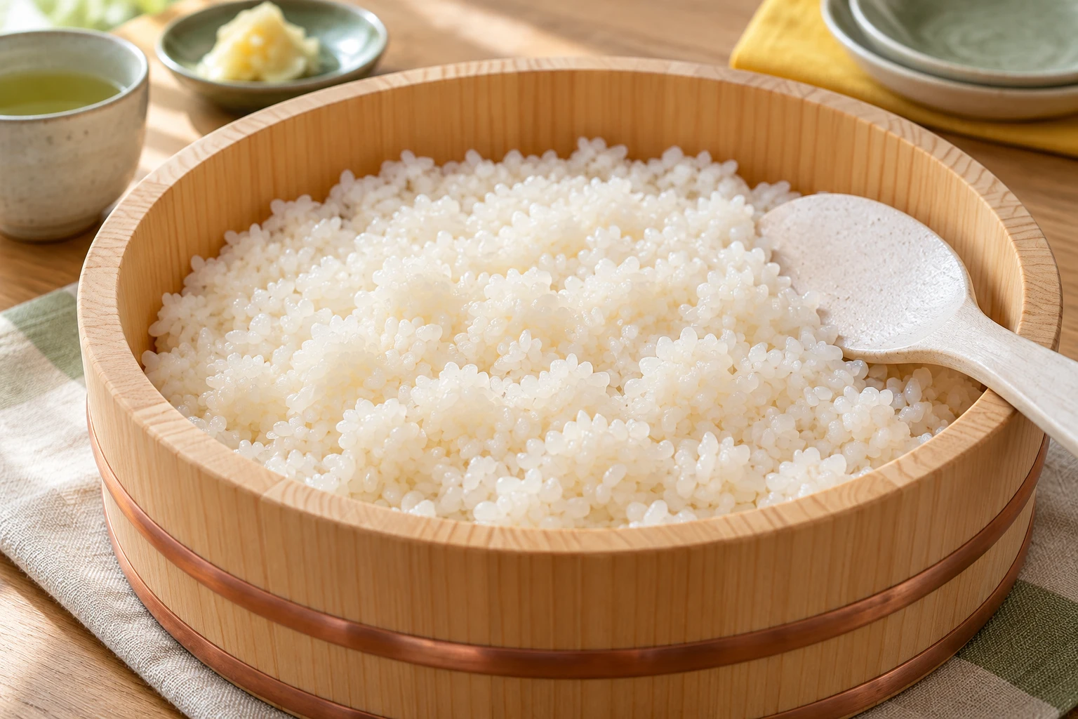 Riz japonais vinaigré : plat terminé