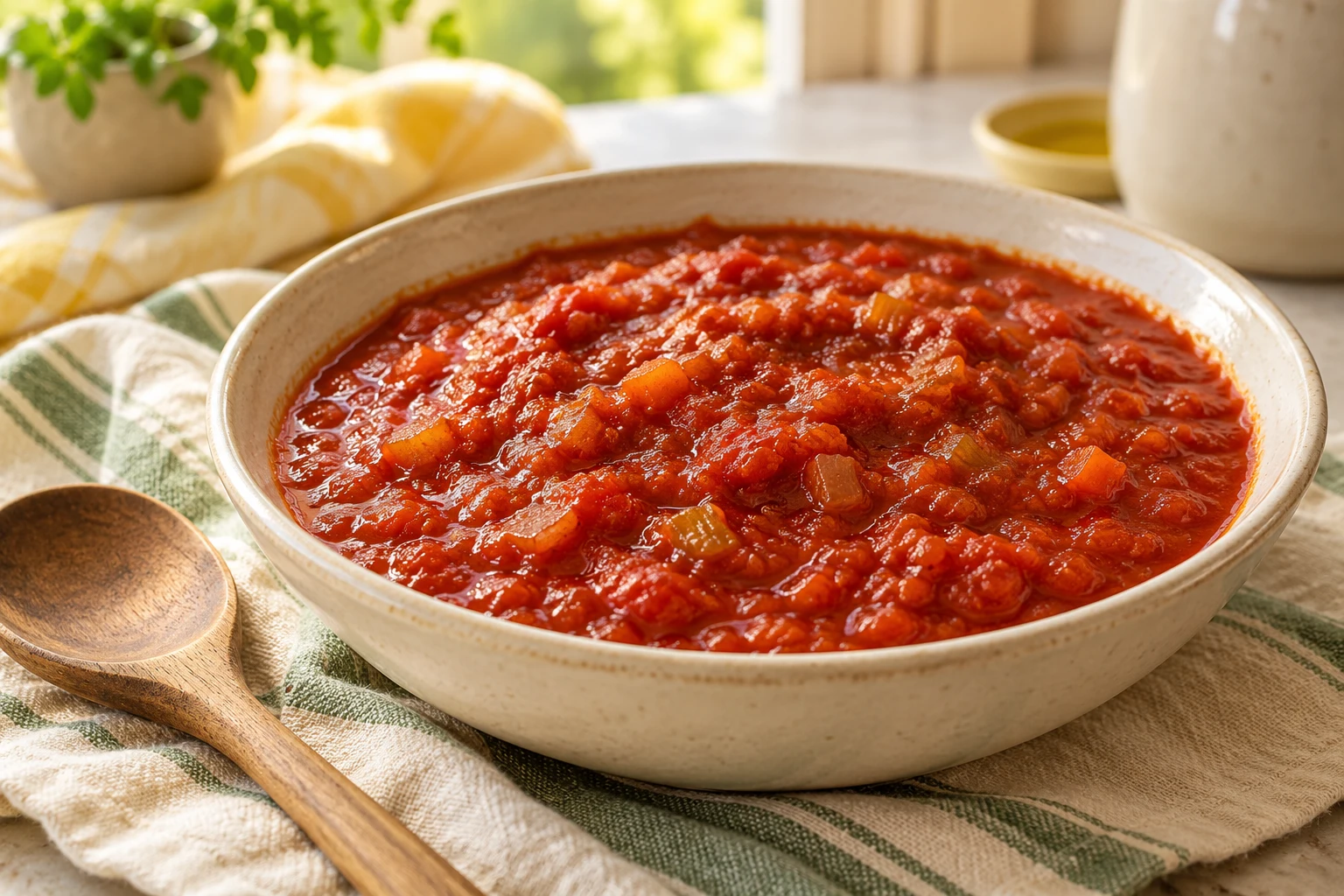 Sauce tomate polyvalente : plat terminé