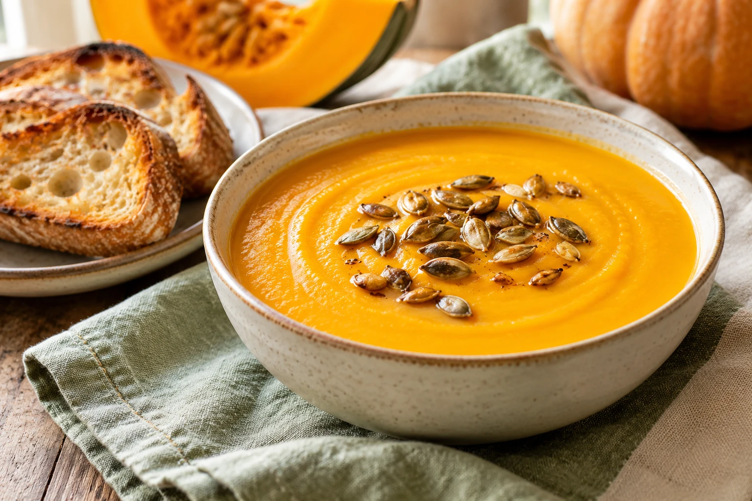 Velouté de potiron au Cookeo : plat terminé