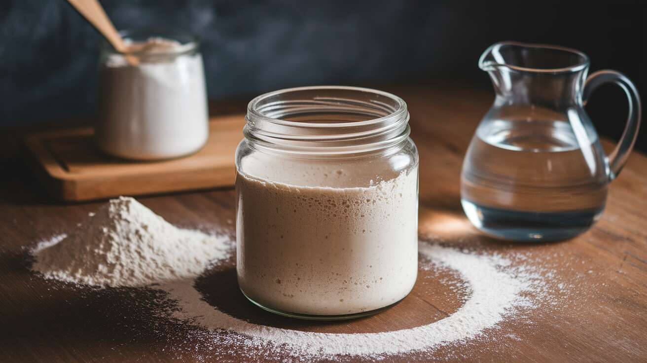 Quelle est la recette du levain maison sans farine de seigle ?