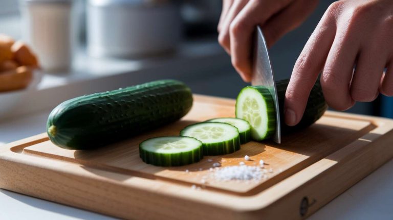 Comment dégorger des concombres pour une salade ?