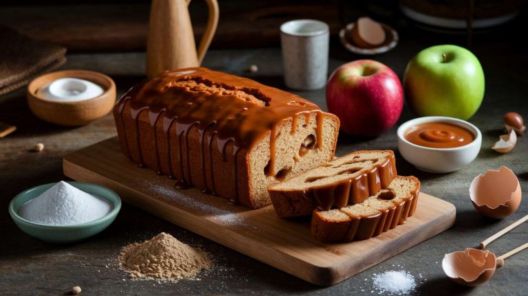 « Ce cake aux pommes et au caramel au beurre salé, c'est le goûter le plus réconfortant de l'automne »