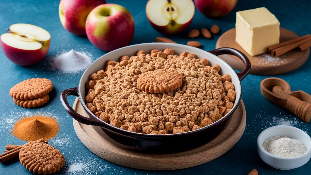 « Cette recette de crumble aux pommes et spéculoos me vaut tellement d'éloges que je la fais chaque dimanche d'automne »