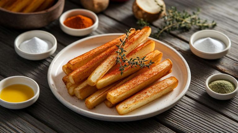 Cette technique pour faire des "frites" de céleri-rave au four est surprenante et délicieuse