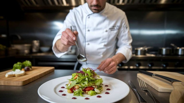 Le petit "plus" d'un chef pour transformer une simple salade verte en une entrée gastronomique