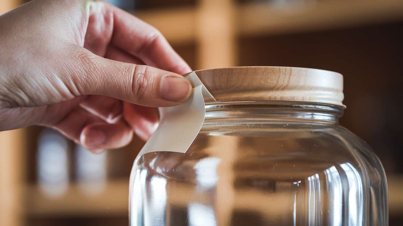 Cette astuce pour décoller facilement l’étiquette d’un bocal en verre est très efficace