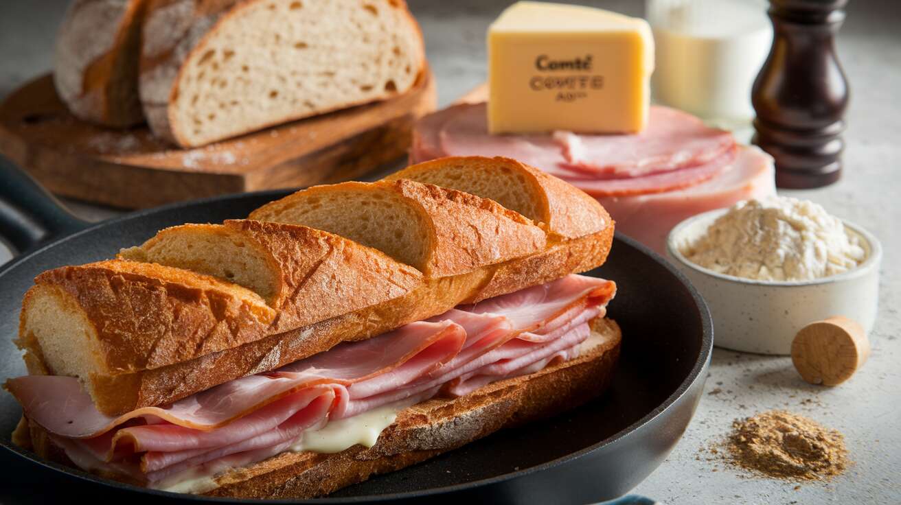 L’erreur à ne jamais faire avec un croque-monsieur à la poêle, qui l’empêche d’être parfaitement doré