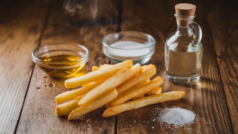 Le secret des restaurateurs pour des frites maison bien dorées et croustillantes qui ne ramollissent pas
