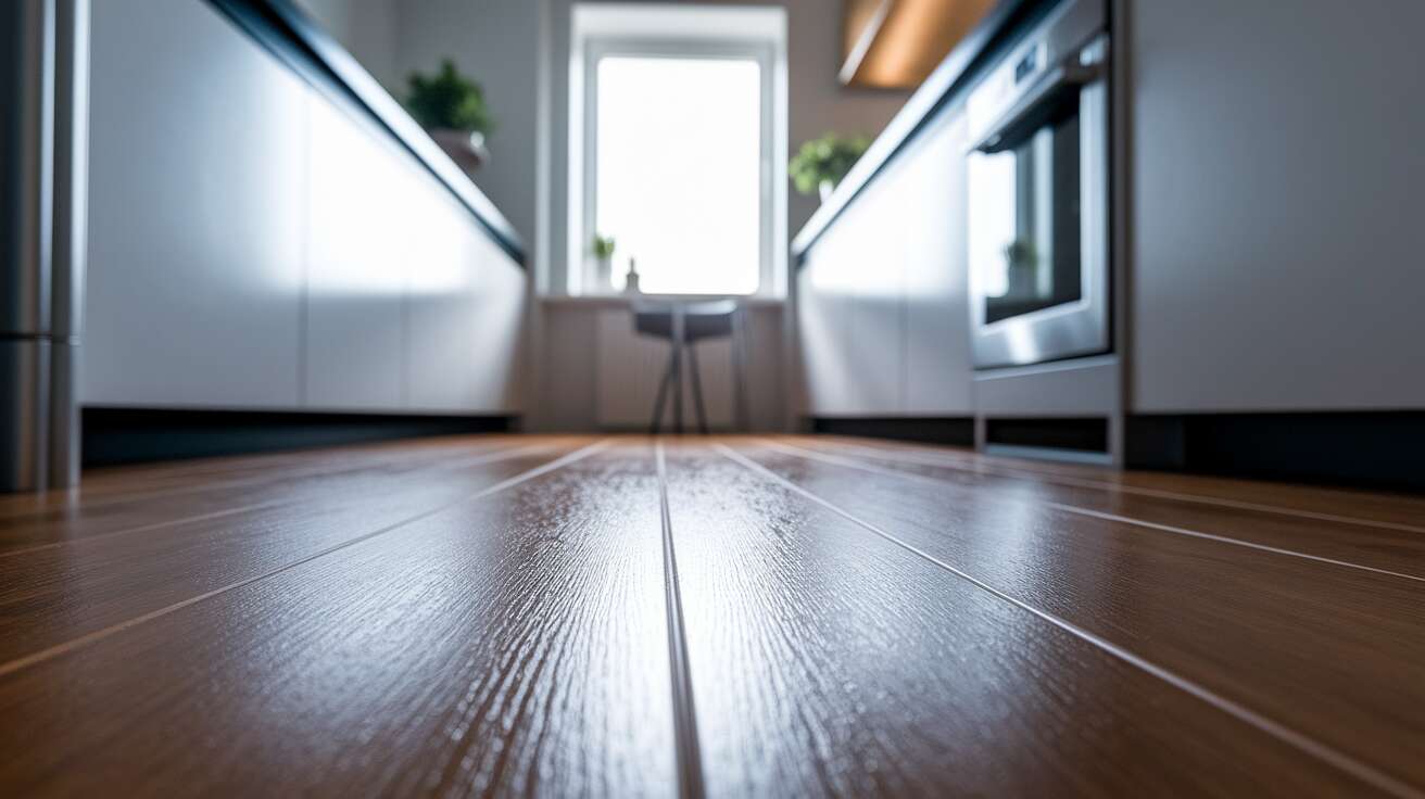Ni javel ni frottage : l’astuce magique pour des sols de cuisine étincelants sans effort