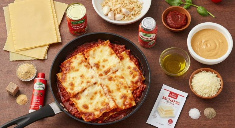 Découvrez les lasagnes à la poêle : une recette rapide et sans four, idéale pour les repas de semaine