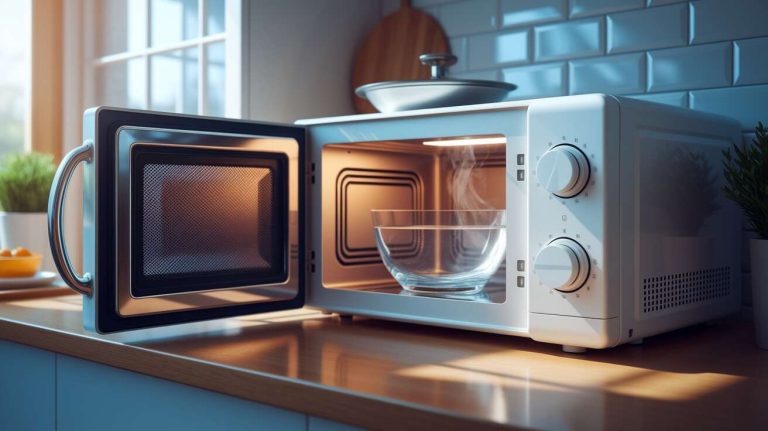 Astuce rapide pour nettoyer et faire briller votre micro-ondes en quelques secondes avec un bol d’eau
