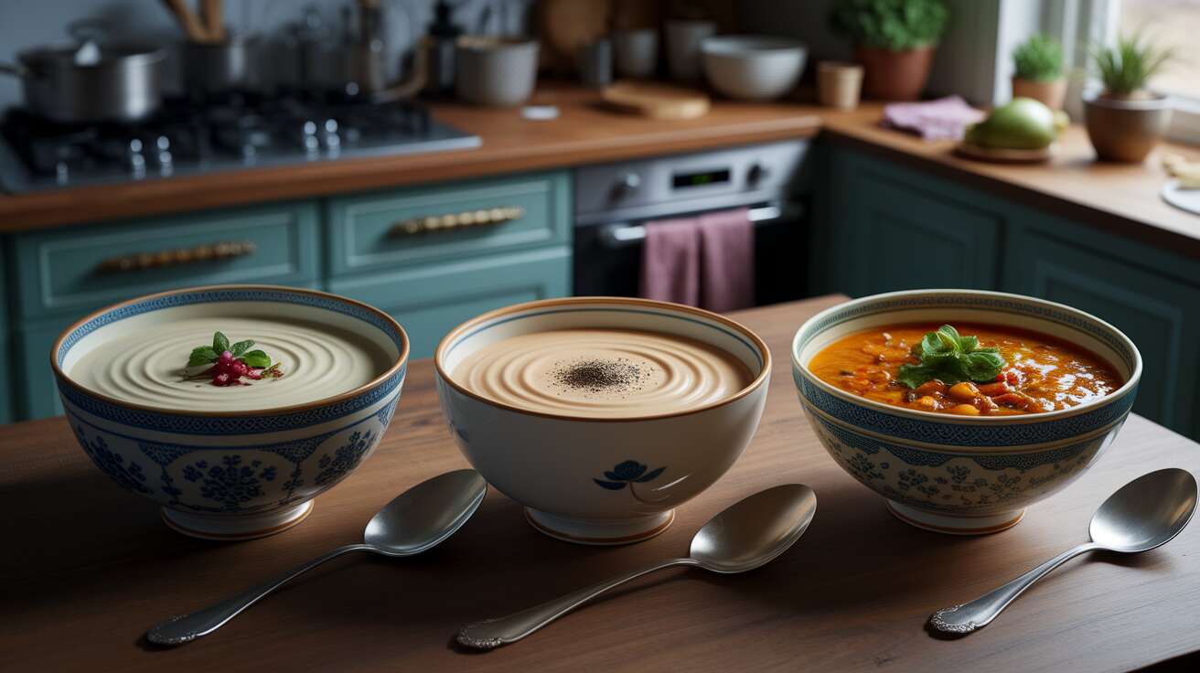 Connaissez-vous la différence entre un velouté, une crème et un potage ? Ce n'est pas qu'une question de texture