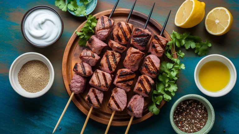 Le secret pour des brochettes d'agneau qui restent incroyablement tendres