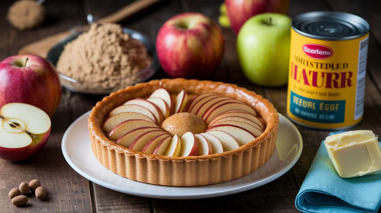 Avec seulement 4 ingrédients, réalisez la tarte aux pommes la plus dorée d'octobre