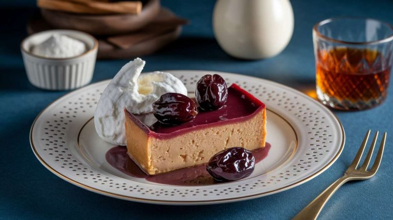 Flan aux prunes et fromage blanc : recette gourmande