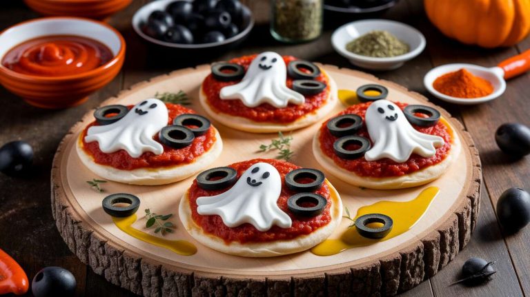 Mini-pizzas du Diable : recette Spéciale Halloween
