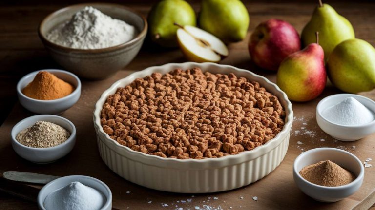 Crumble pommes-poires : recette facile et savoureuse