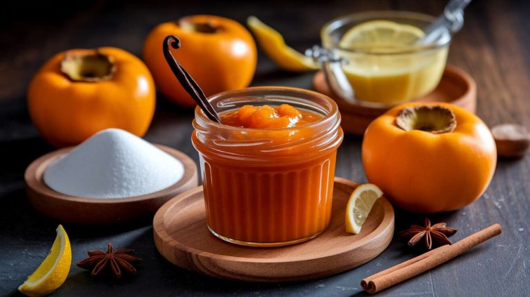 Confiture de kakis maison : recette facile et savoureuse
