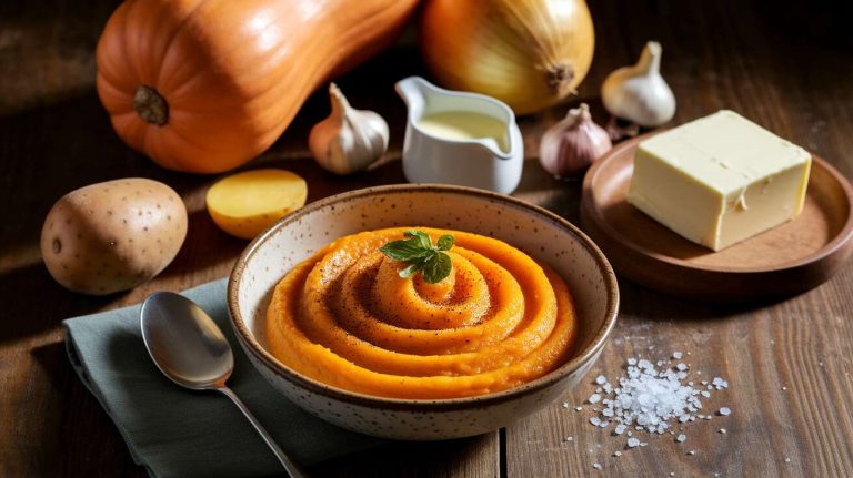 Purée de courge butternut : recette facile et savoureuse